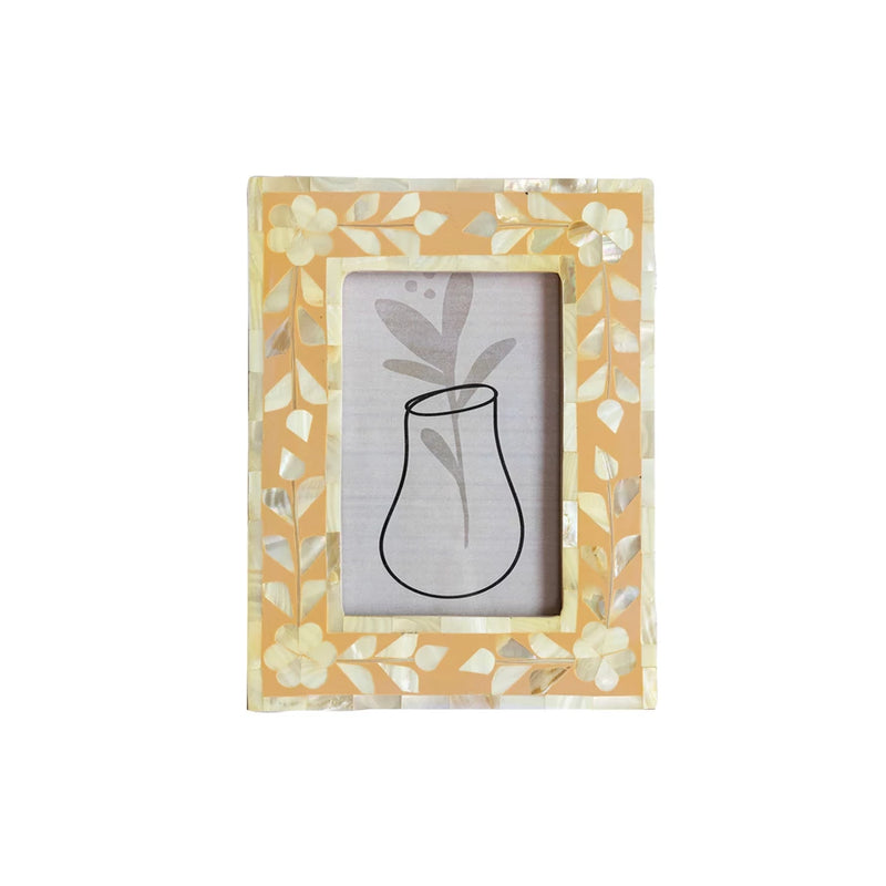 MDF & Mother of Pearl Photo Frame - 4" x 6" Photo
