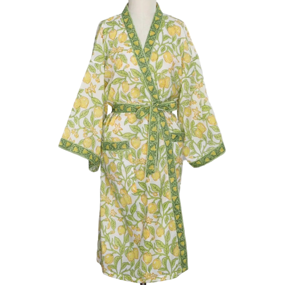 Pacific & Rose Cotton Voile Kimono Robes