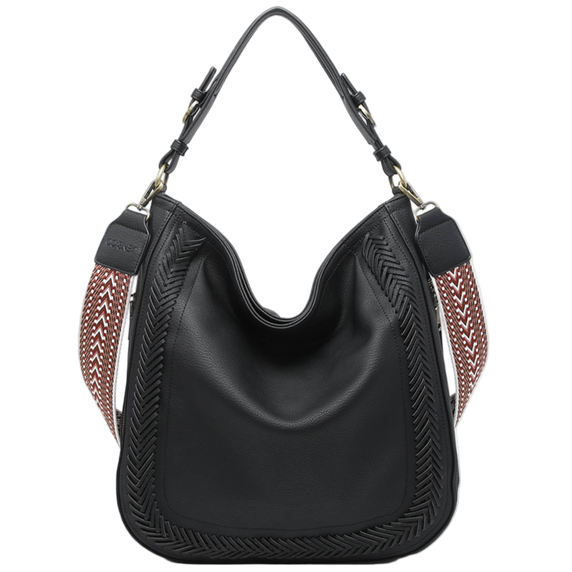 Jen & Co. Aris Whipstitch Vegan Leather Crossbody Bag