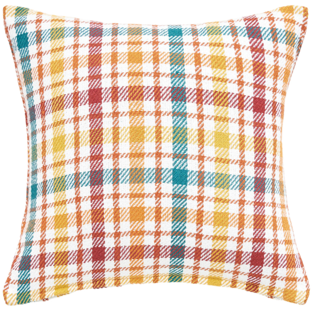 Crosshatch Radley Plaid Fall Throw Pillow - 18" x 18"
