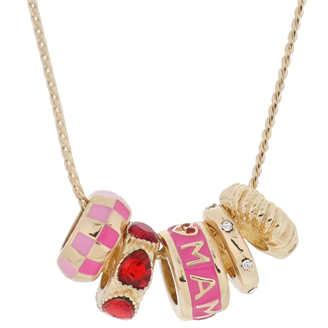 Jane Marie Ring Charm Cluster Necklaces