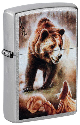 Grizzly Bear Zippo Lighter