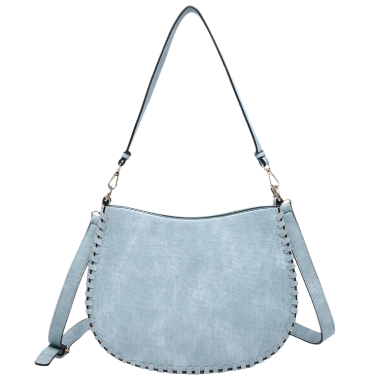 Jen & Co. Raquel Whipstich Crossbody Saddle Bag