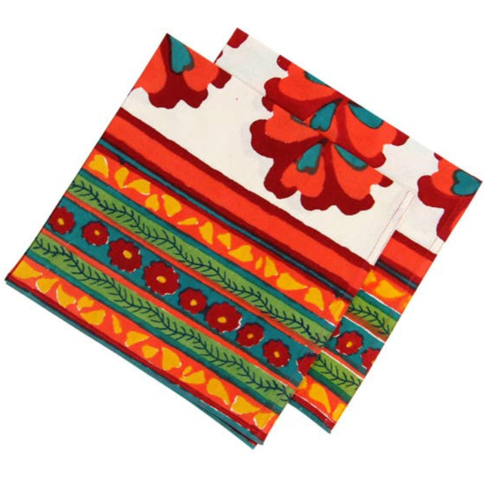 Pacific & Rose Flower Power Cotton Napkins - 4 pc.
