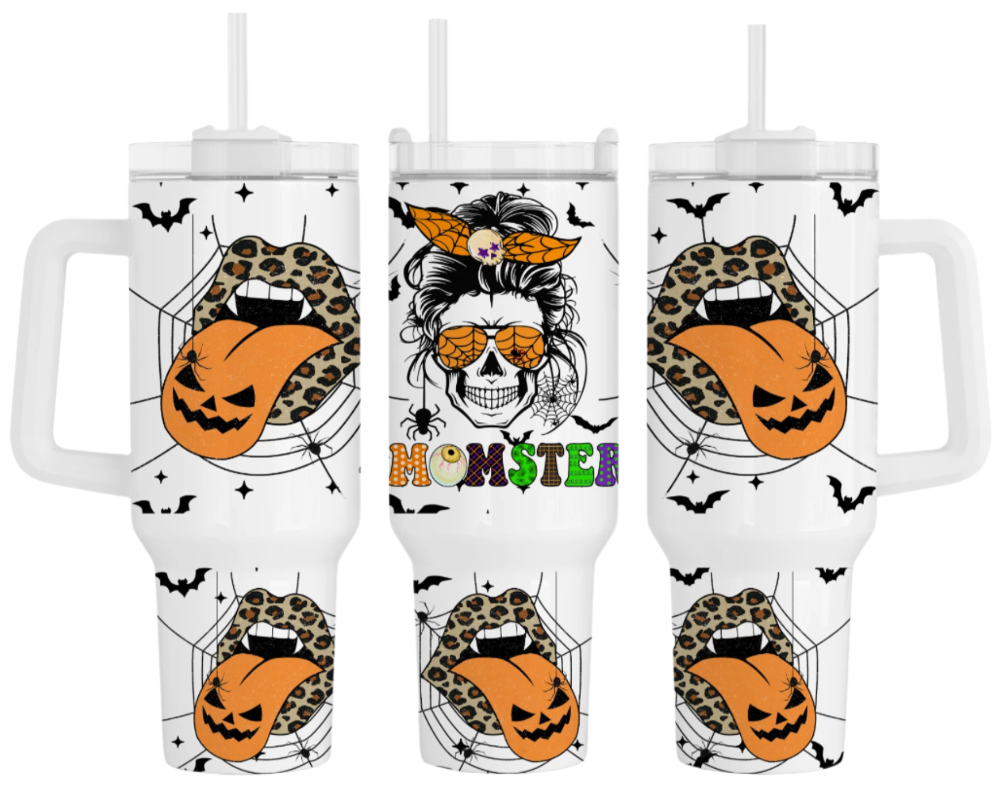 JAC Insulated Stainless Steel Tumbler (Fall/Halloween) - 40 oz.