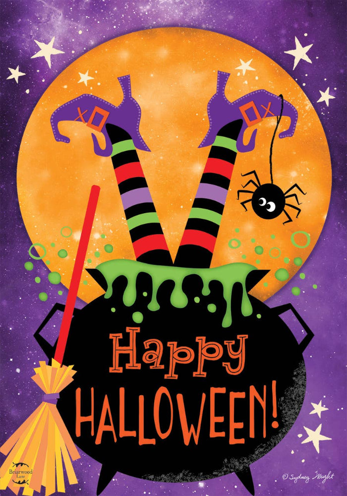 Briarwood "Happy Halloween" Garden Flag - 12.5" x 18"