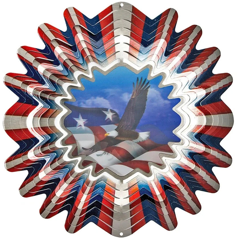 Spinfinity Stainless Steel Wind Spinners - 12"