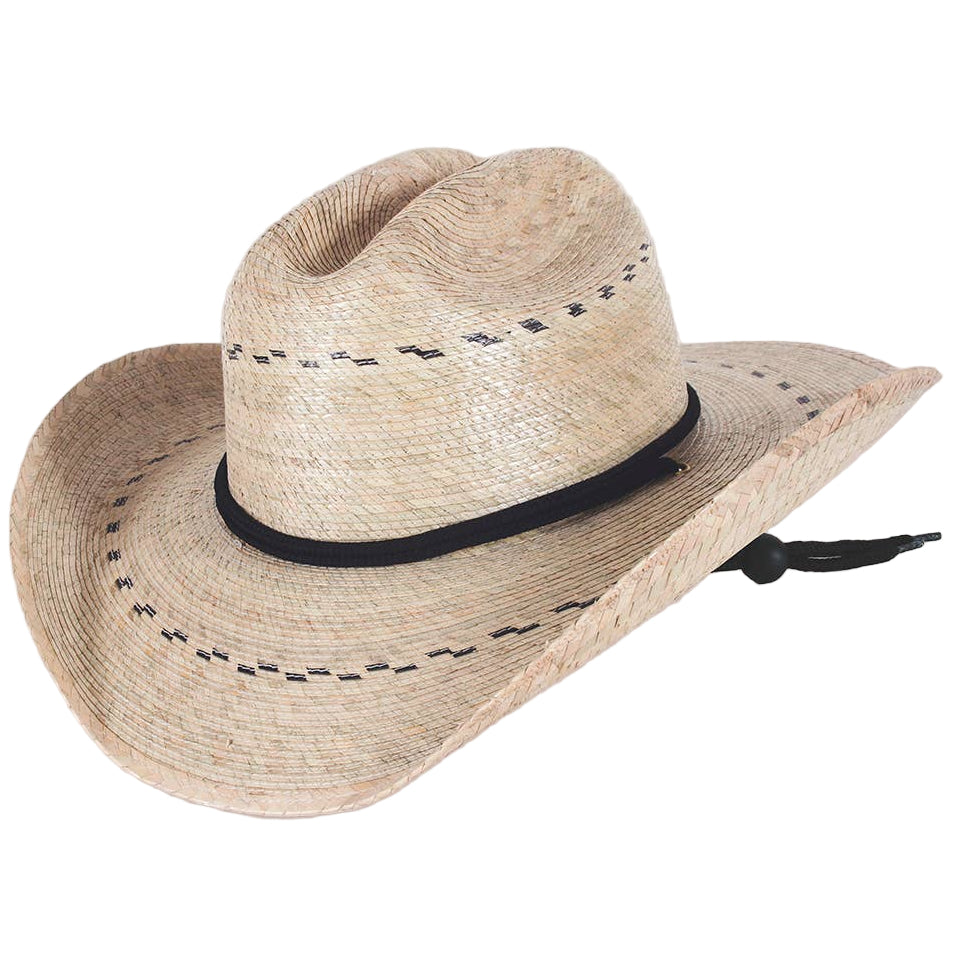 Tula Durango Natural Palm Straw Cowboy Hat