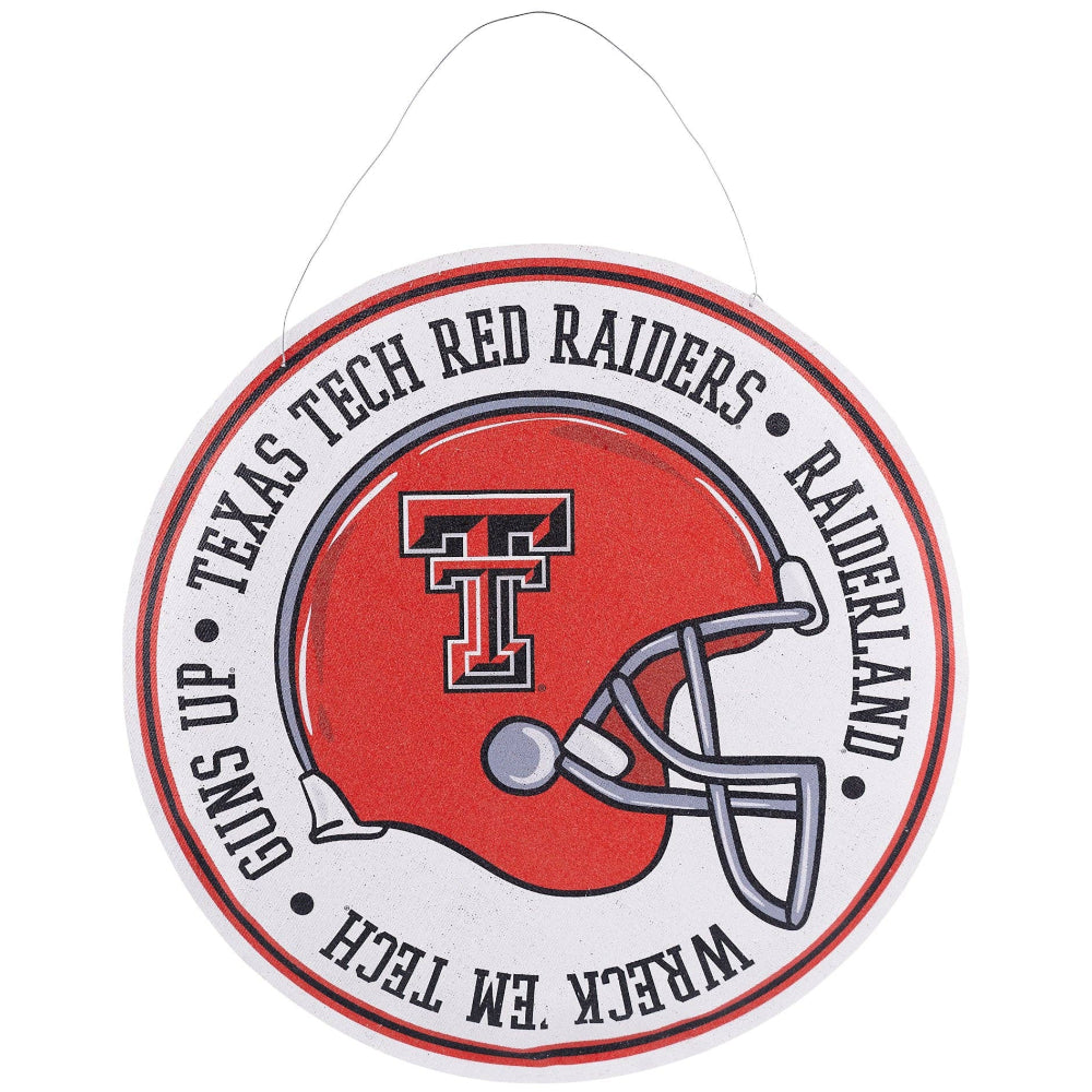 Glory Haus Texas Collegiate Helmet & Wreath Reversible Burlees - 22"