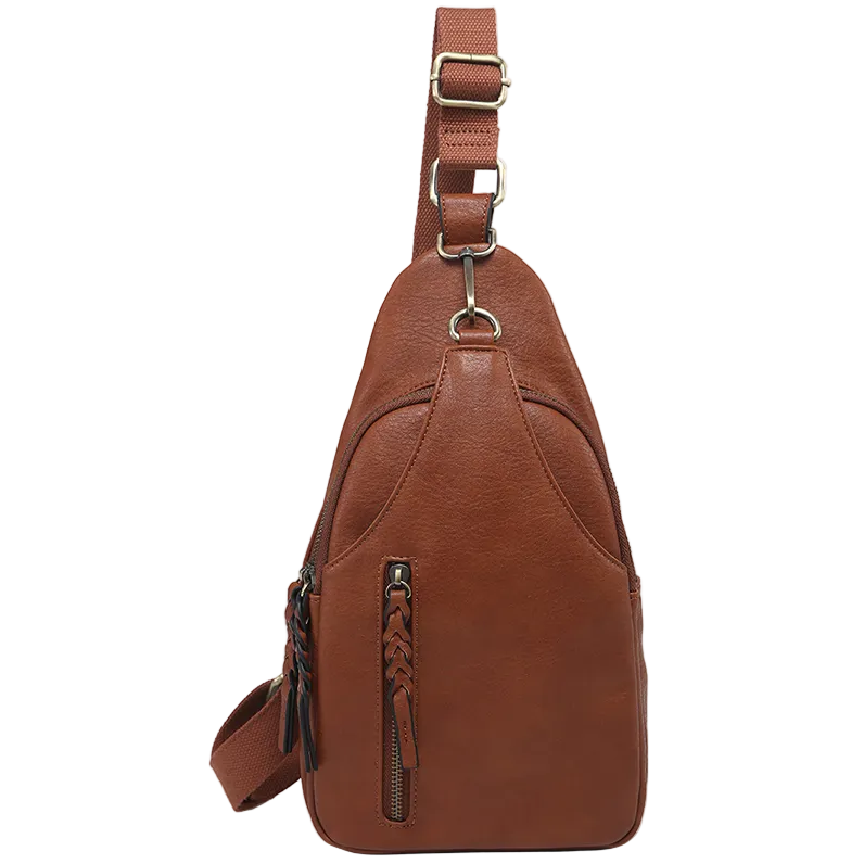 Jen & Co. Nikki Vegan Leather Crossbody Sling Bag