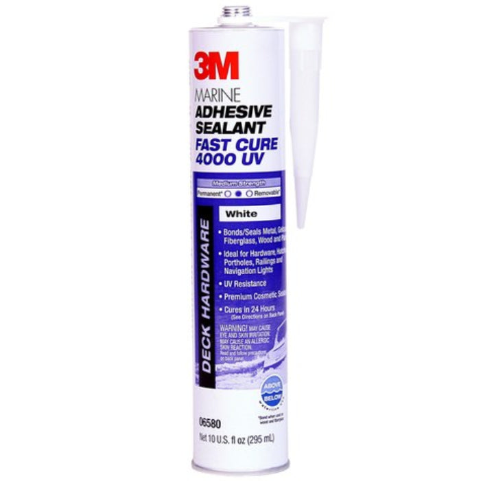 3M Fast Cure Marine Adhesive Sealant 4000UV Cartridge - 10 oz.