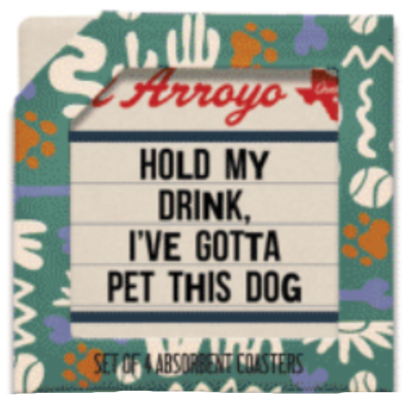 El Arroyo Stone Coaster Set - 4 pc.