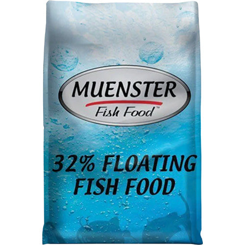 Muenster 32% Protein Floating Fish Food - 40 lb.
