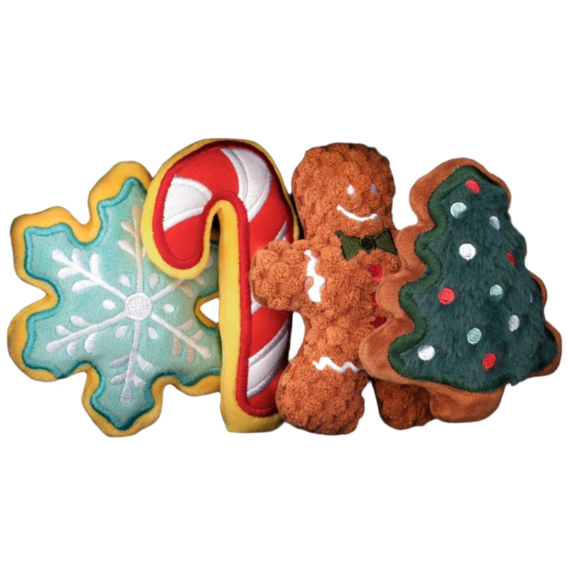 Foggy Dog Holiday Cookies Toy Set - 4 pc.