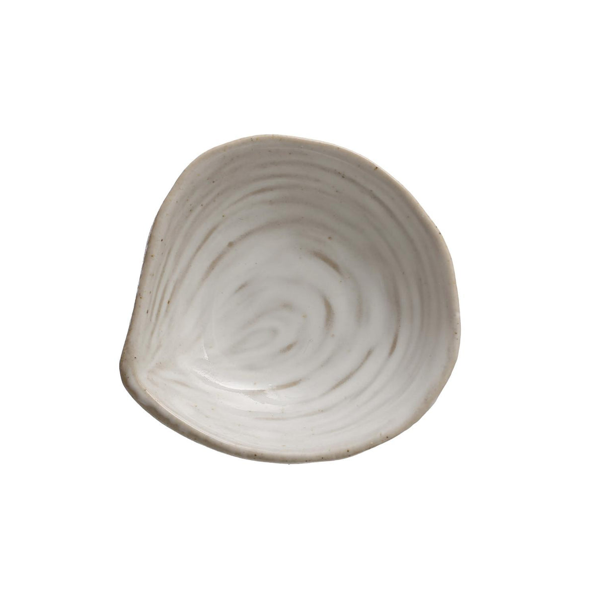 CO-OP White Stoneware Shell Trinket Dishes