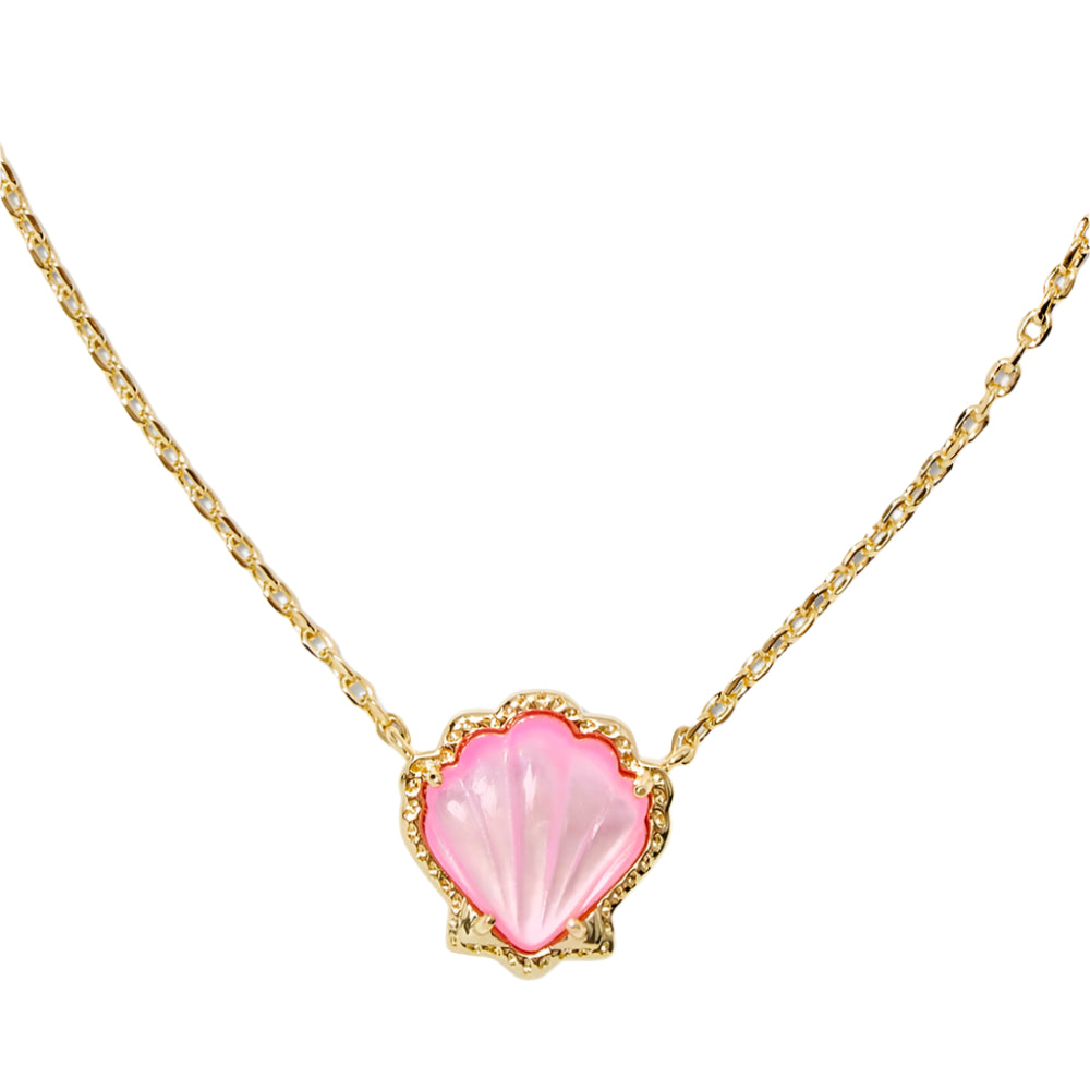 Kendra Scott Brynne Gold Shell Pendant Necklace
