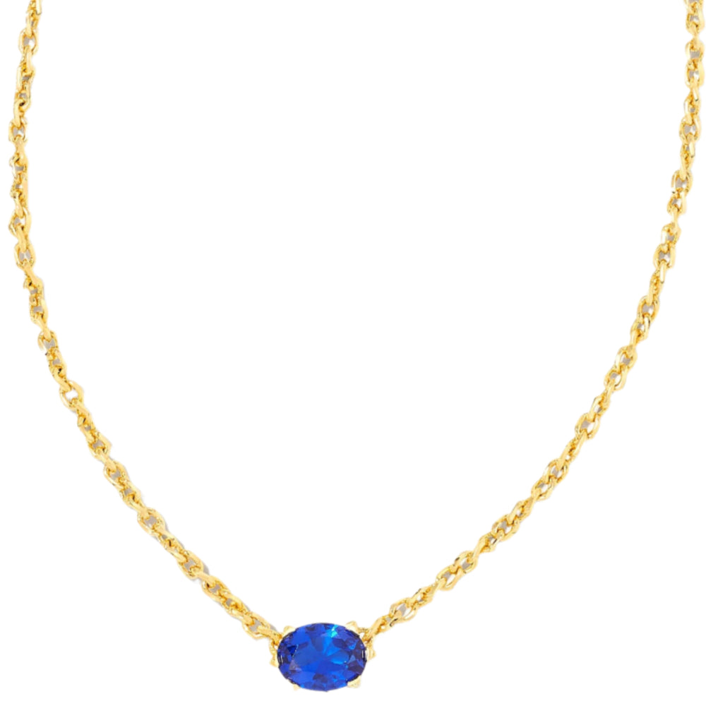 Kendra Scott Cailin Gold Crystal Pendant Necklace