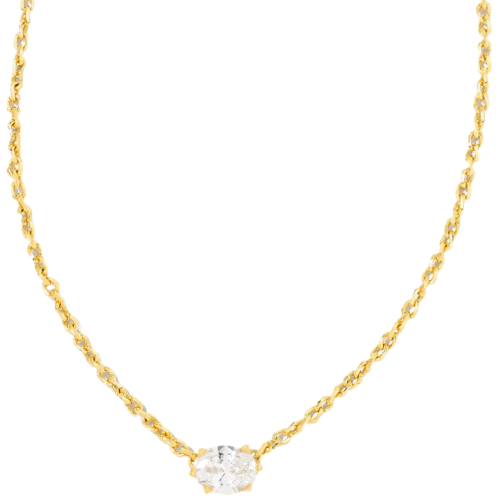 Kendra Scott Cailin Gold Crystal Pendant Necklace