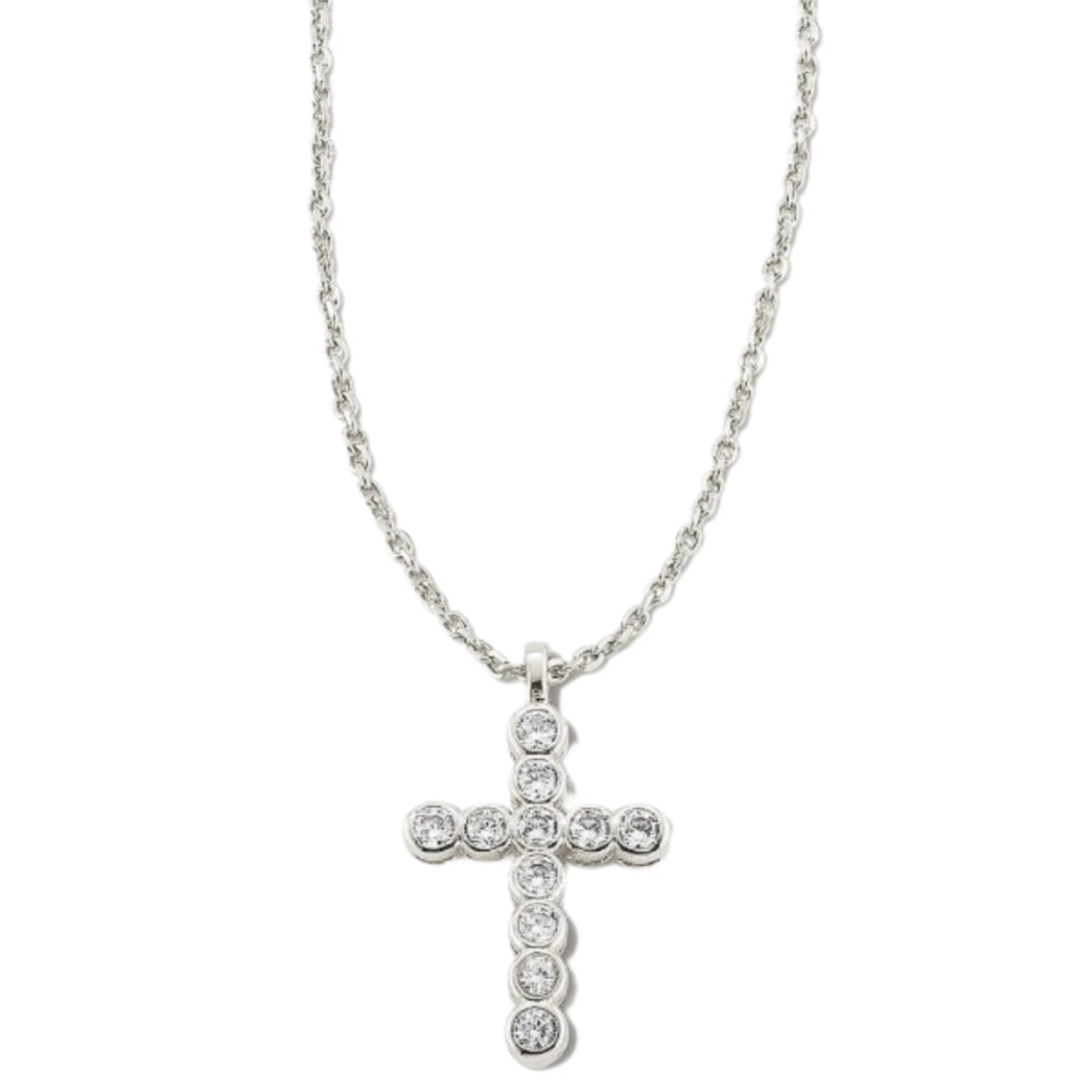 Kendra Scott Crystal Cross Pendant Necklace