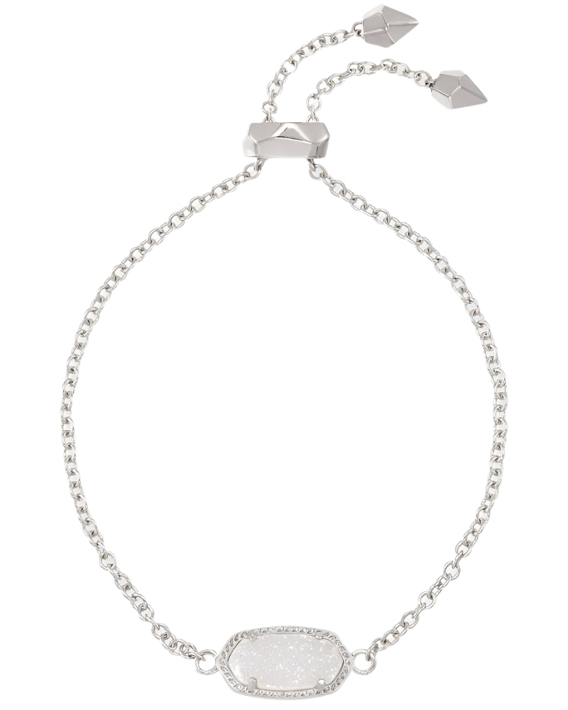 Kendra Scott Elaina Adjustable Chain Bracelet w/ Drusy Crystal