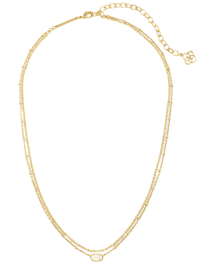Kendra Scott Emilie Gold Multi-Strand Crystal Necklace