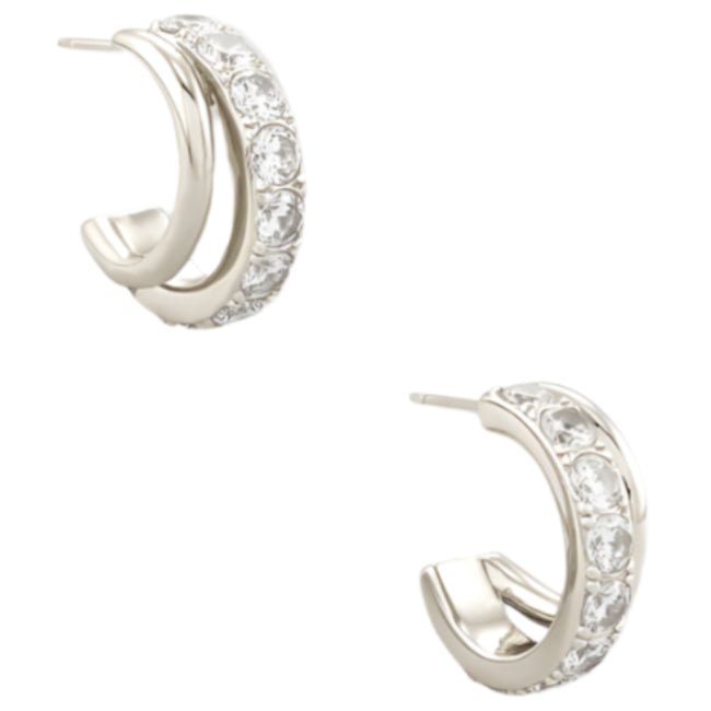 Kendra Scott Livy "Huggie" Crystal Earrings