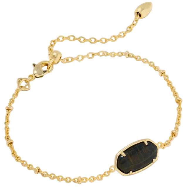 Kendra Scott Elaina Gold Tiger Stripe Chain Bracelet