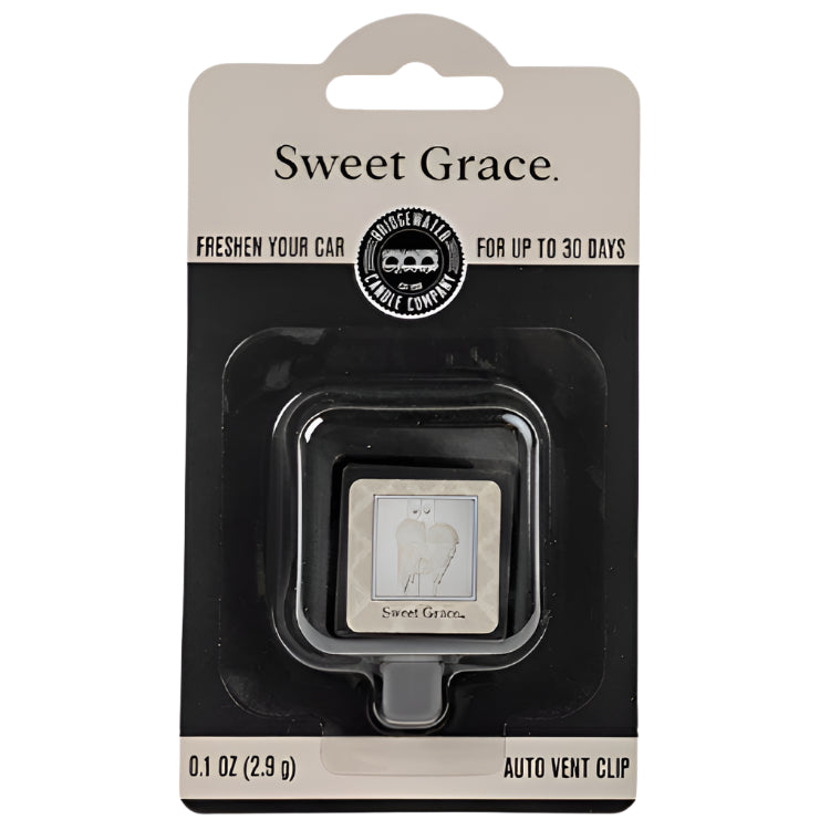 Bridgewater "Sweet Grace" Auto Vent Clip Air Freshener