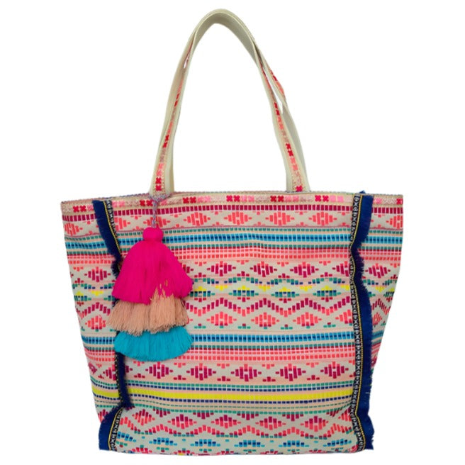 Jen & Co. Marquerite Aztec Tote