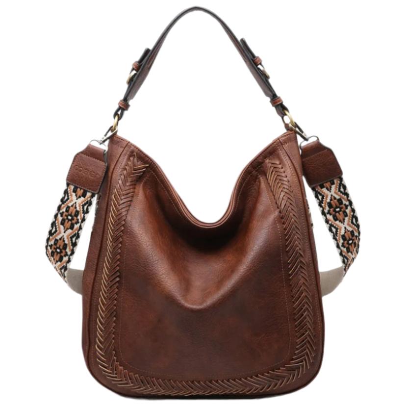 Jen & Co. Aris Whipstitch Vegan Leather Crossbody Bag