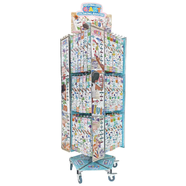 H&H Giant Personalized Coloring Posters w/ Crayons - 15" x 47"