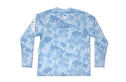 Old Tejas Camo UV Tex-Flex® Performa Shirt, Gulf Blue