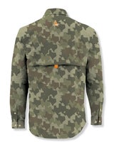 Old Tejas Camo East Texas Olive Field Shirt - Long Sleeve