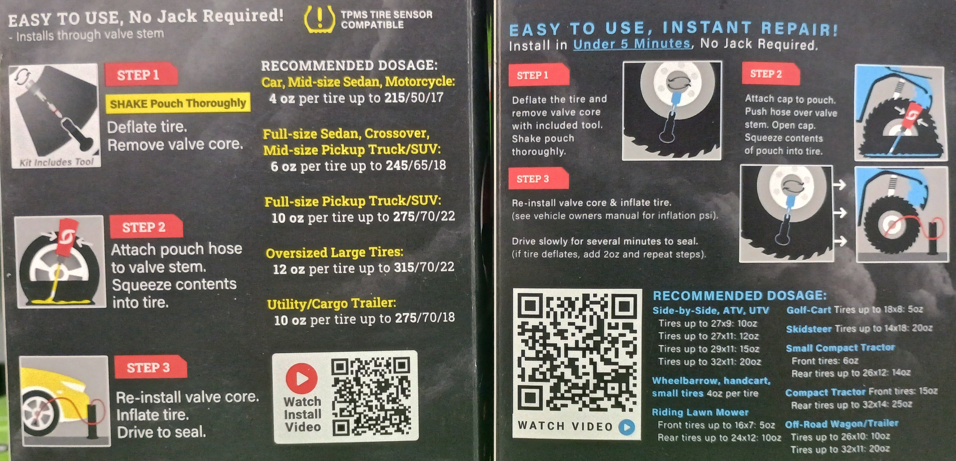 TireJECT FAStec Liquid Tire Sealant