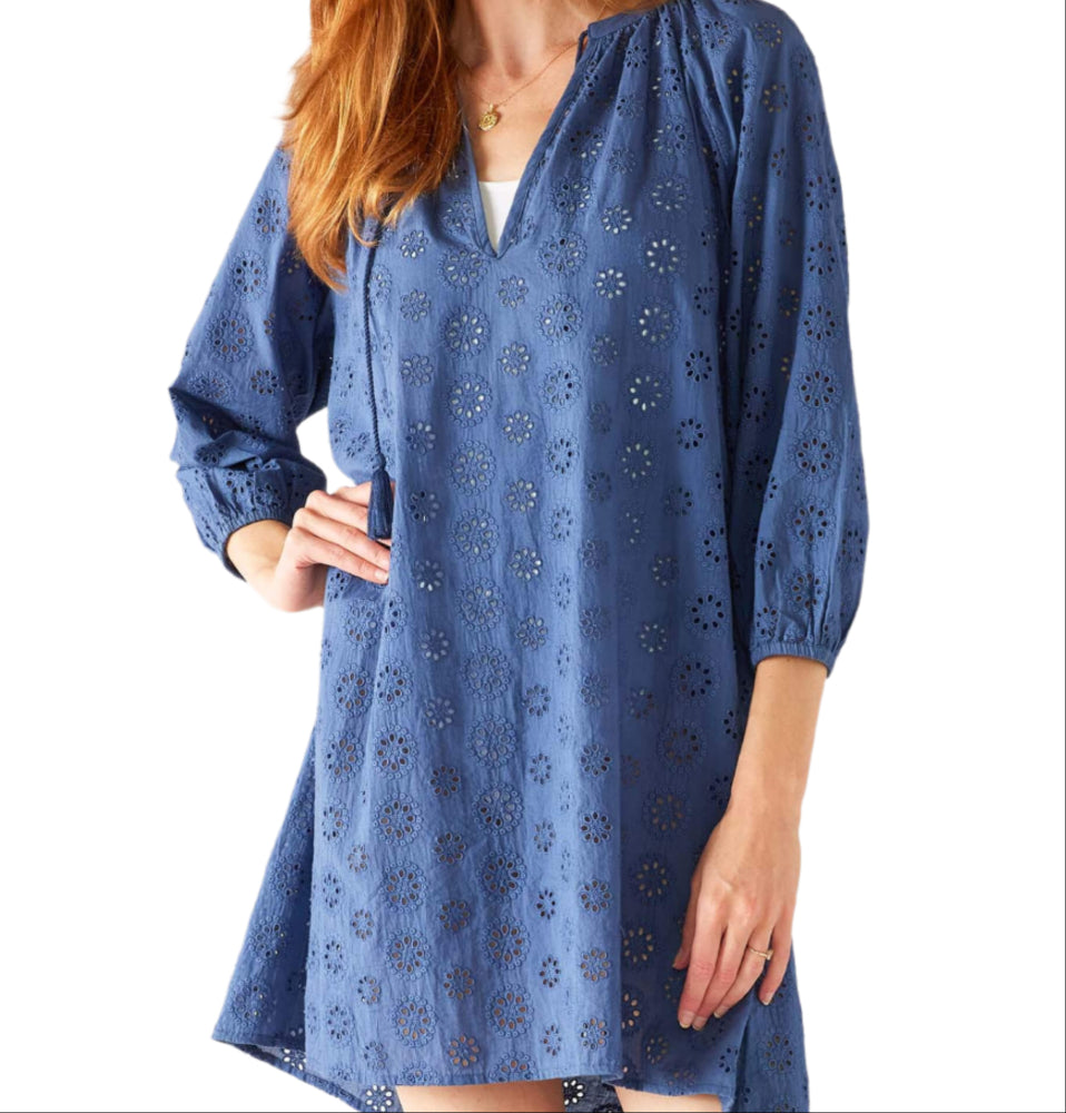 Mersea Daisy Eyelet Cotton Coverup