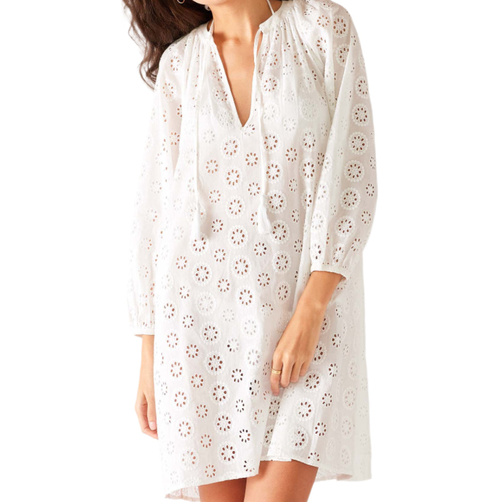 Mersea Daisy Eyelet Cotton Coverup