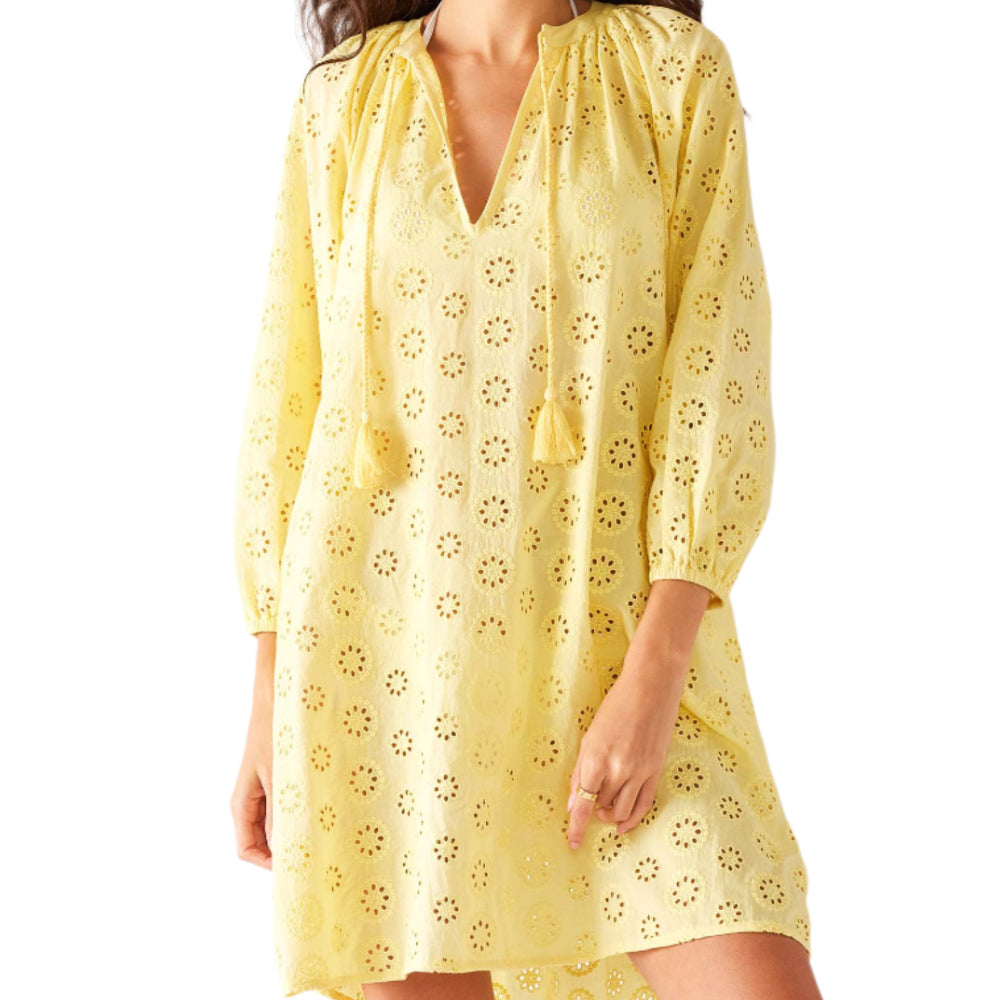 Mersea Daisy Eyelet Cotton Coverup
