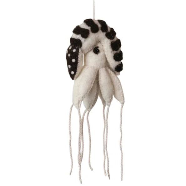 Wool Felt Nautilus Ornament