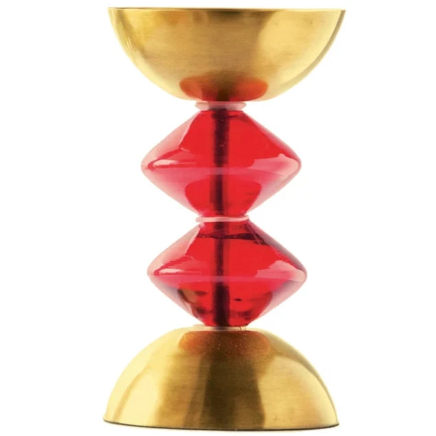 Glass 4" Pillar Candle Holder