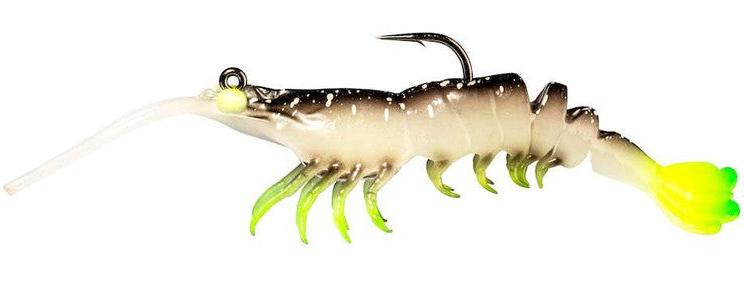 Z-Man PrawnstarZ 3.5" Pre-Rigged Soft Lures - 3.5" & 5"