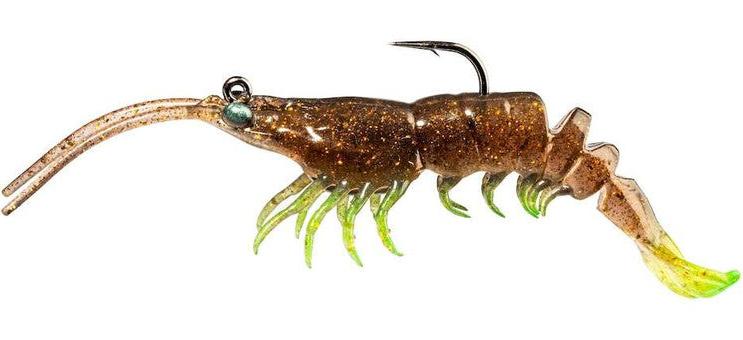 Z-Man PrawnstarZ 3.5" Pre-Rigged Soft Lures - 3.5" & 5"