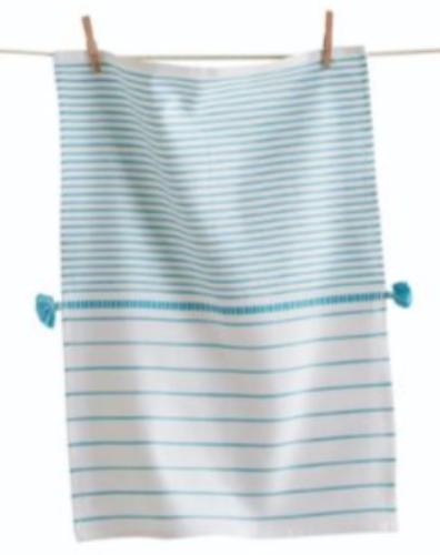 Beach Stripe Cotton Dishtowels - 18" x 26"