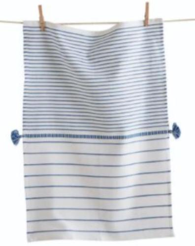 Beach Stripe Cotton Dishtowels - 18" x 26"