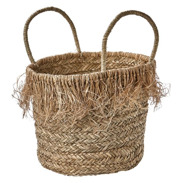 Tag Natural Seagrass Cabana Basket - 11" x 13" x 20"