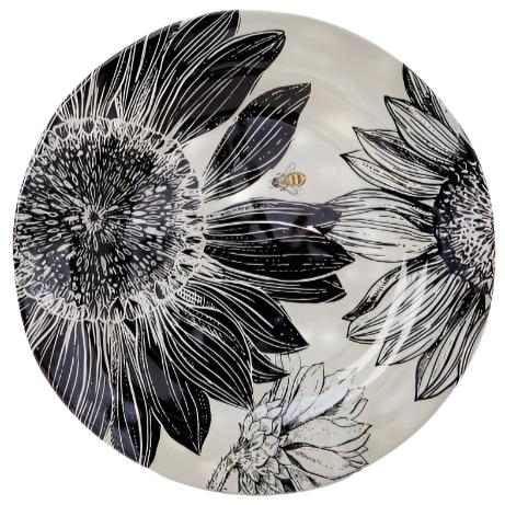 "Let It Bee" Bamboo Melamine Dinner Plates - 4 pc.
