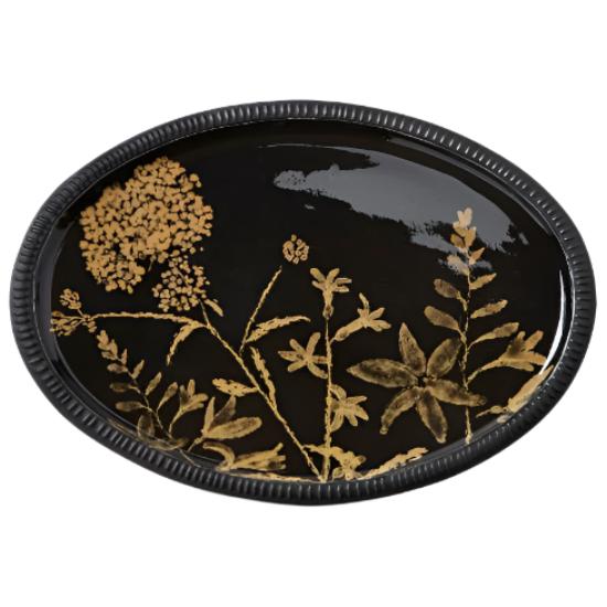 Hand-Painted Field Flower Tray - 11.5" x 15.75"