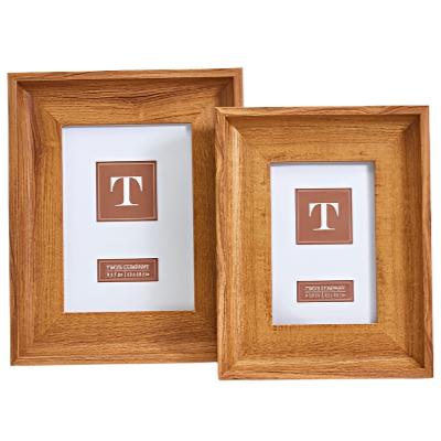 Faux Woodgrain Profile Photo Frame