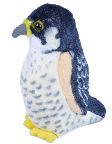 Audubon II Plush Peregrine Falcon With Authentic Bird Sound - 5"