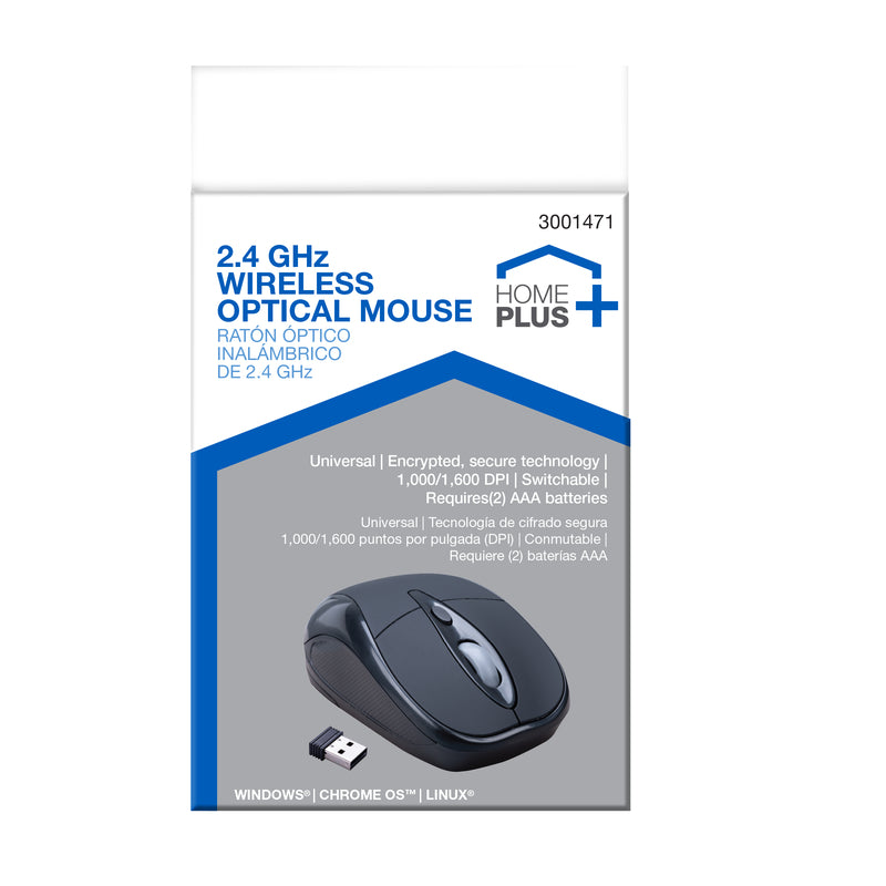 Home Plus 4 Button Optical Wireless Mouse