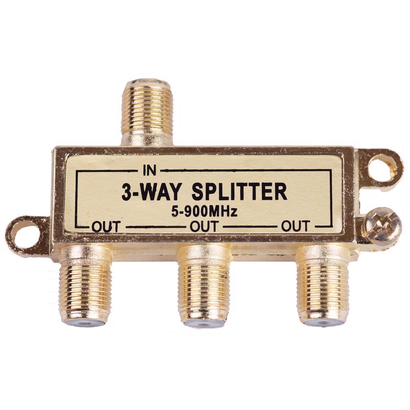 Monster 75 Ohm / 900 MHz Coaxial TV Splitters